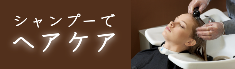シャンプーでヘアケア